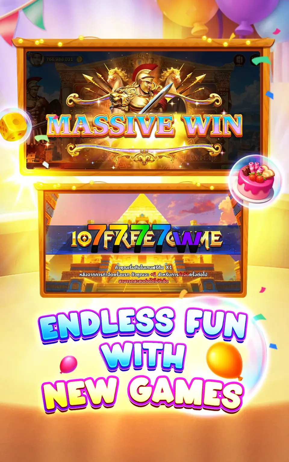 7777w Tangkapan Layar - APK Resmi